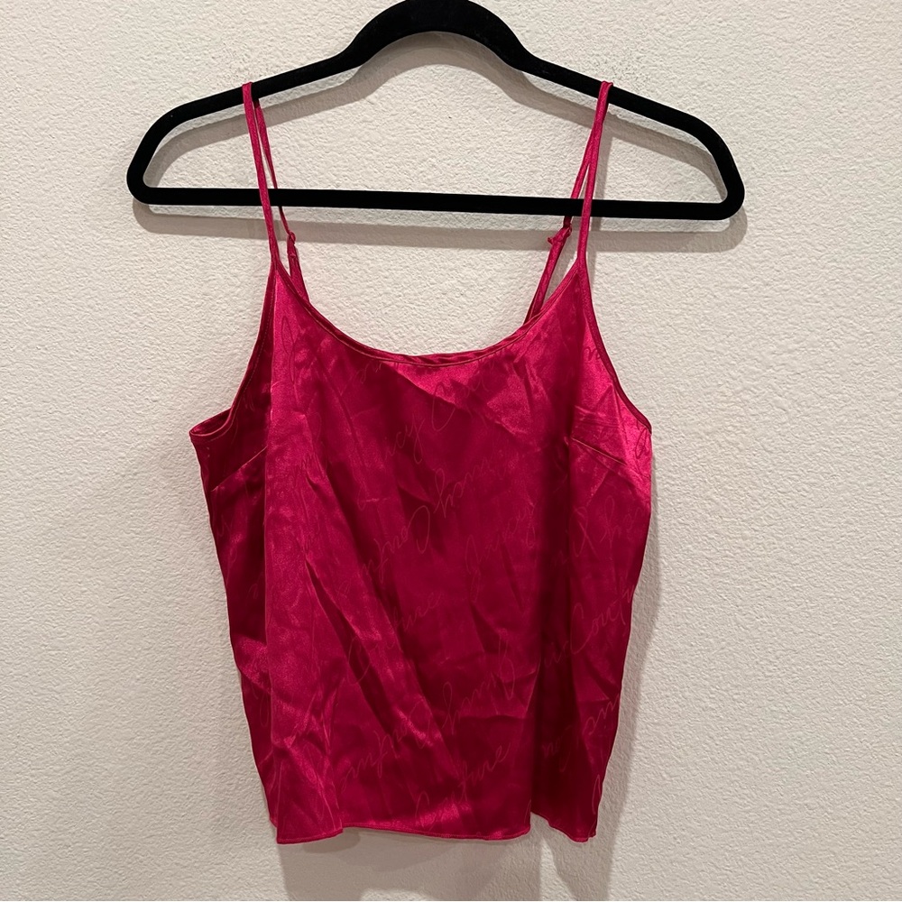 Juicy couture women’s hot pink camo top size s Barbie casual Y2K vibrant
